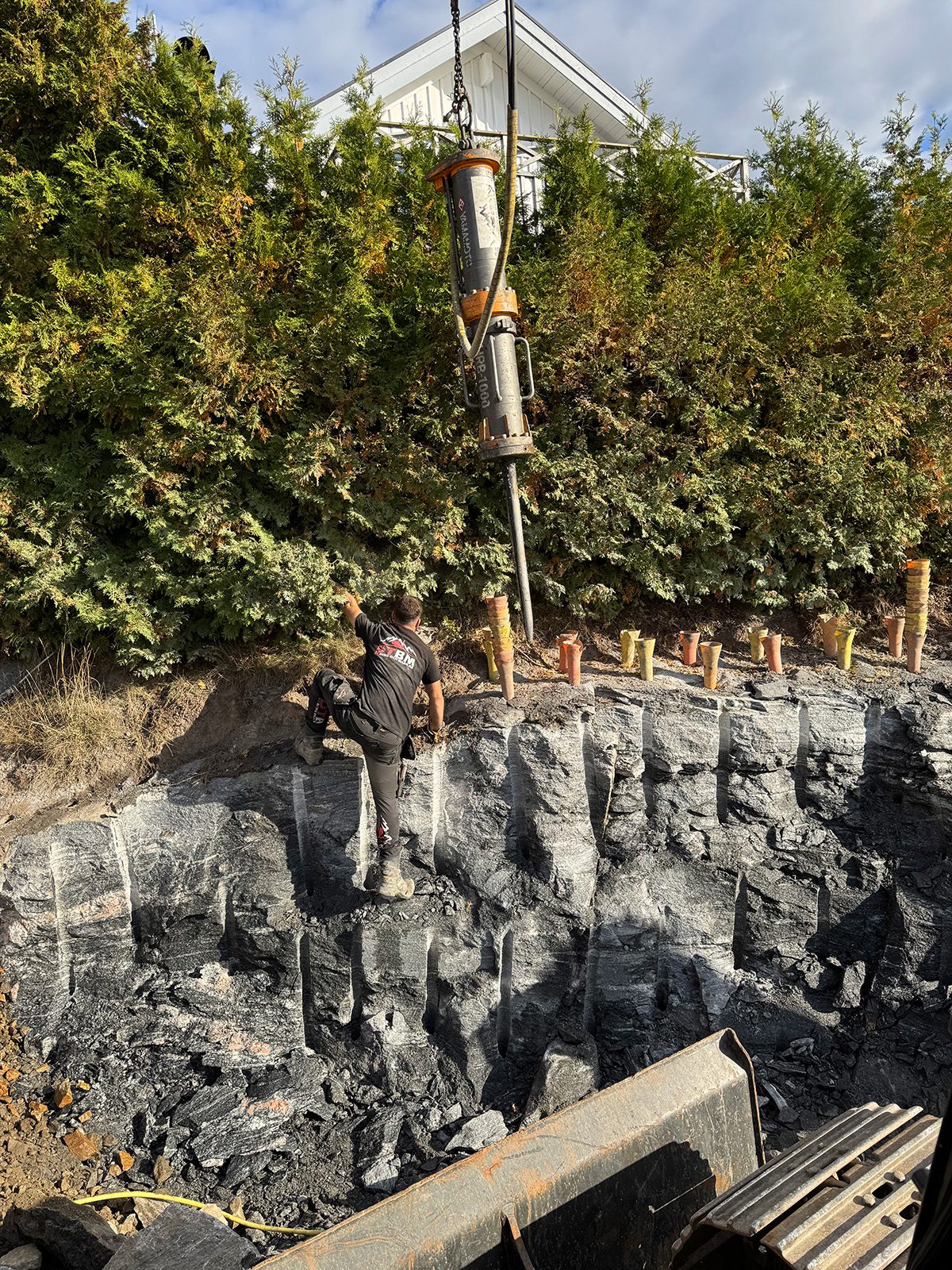 Bergspräckning och stenspräckning Bergspräckning och stenspräckning